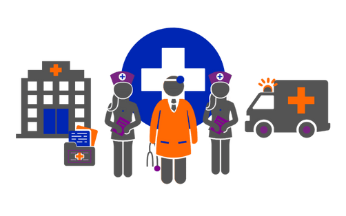 healthcare centers graphic